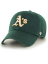 フォーティーセブン 47 アスレチックス キャップ Athletics'47 CLEAN UP -DARKGREEN- メンズ ダークグリーン