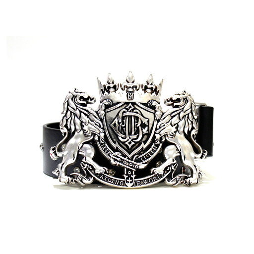 Birth Of Royal Child/バース・オブ・ロイヤル・チャイルド ベルト グッズ DOUBLE-LION GEMSTONE BELT -BLACK- Birth Of Royal Child/バース・オブ・ロイヤル・チャイルド ベルト グッズ DOUBLE-LION GEMSTONE BELT -BLACK-
