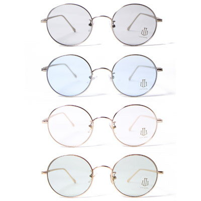 ルチニ LUCHINI サングラス ラウンド ブルー/クリア/グレー/グリーン カラーレンズ メンズ レディース ..