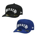 BREATH ブレス NEW ERA MESH CAP ニューエラ キャップ メッシュ 帽子 ブラック/ブルー 男女兼用 NEW ERA OLD ENGLISH LOGO 59FIFTY -2.COLOR-