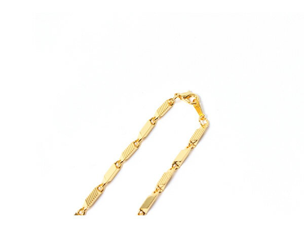 アドバンス ADVANCE デザインタイプ ゴールドネックレス チェーン GOLD NECKLACE -62cm-幅0.3cm- メン..