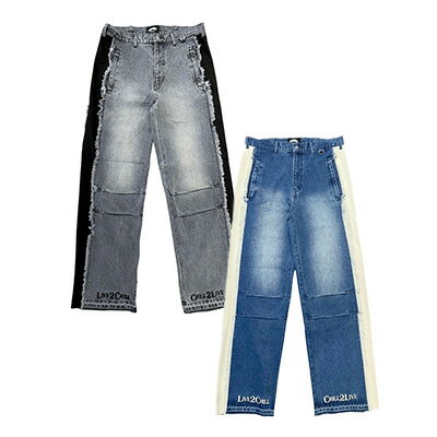 チリン CHILLIN' デニムパンツ ボトムス セットアップ対応 男女兼用 BRAKE DENIM PANTS -2.COLOR-
