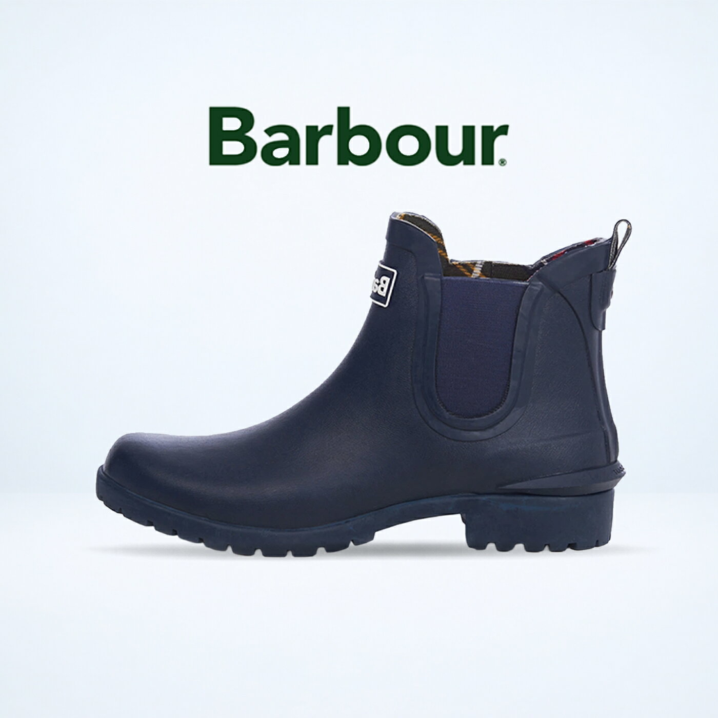 乐天商城 - 返品交換送料無料BARBOUR バブアー WILTON ウィルトン サイドゴア レインブーツ NY51 ネイビー LRF0066正規取扱店メンズ ギフト プレゼント 贈り物
