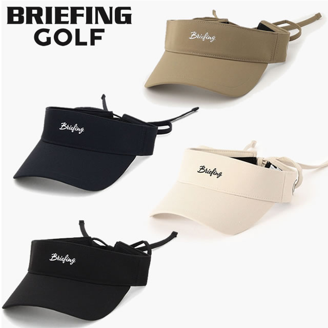 Rakuten - ☆5/15限定！ポイント最大39倍！要エントリー！☆即納BRIEFING GOLF ブリーフィング ゴルフ WS SMALL LOGO RIBBON VISOR ウィメンズ ロゴリボン バイザー IVORY アイボリー BLACK ブラック BEIGE ベージュ NAVY ネイビー レディース　正規取扱店ルフエ ruffue