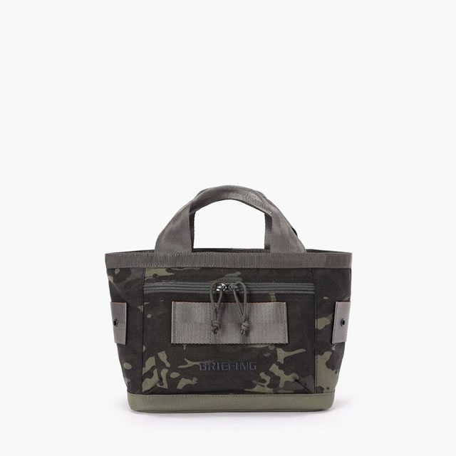 alkaya worksの【即納】 BRIEFING GOLF ブリーフィング ゴルフ CART TOTE CAMO COMBI カート トート カモ コンビ MULTICAM BLK×R.GREE マルチカム ブラック × レンジャーグリーン ARID×TAN アリッド × タン　正規取扱店カートバッグ カートトート ラウンドバッグ メンズ レディース｜アングル3