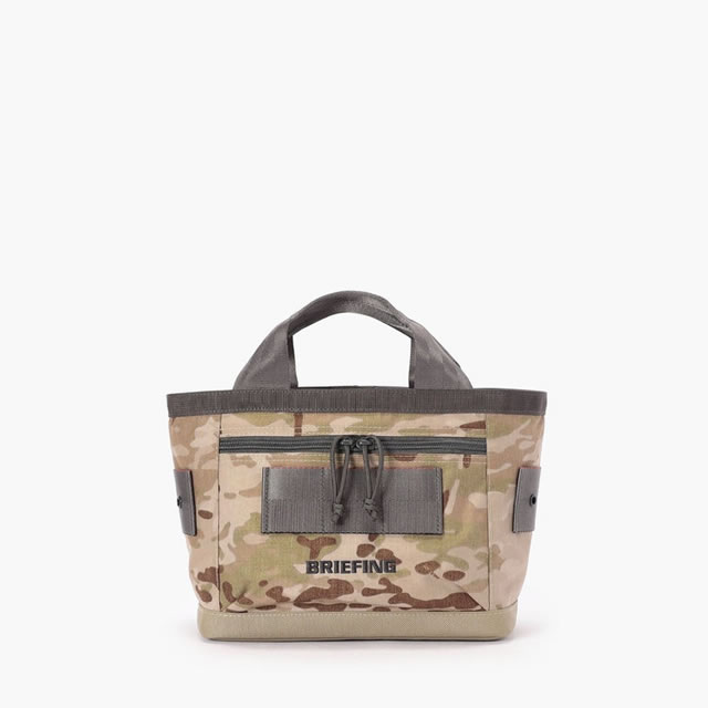 alkaya worksの【即納】 BRIEFING GOLF ブリーフィング ゴルフ CART TOTE CAMO COMBI カート トート カモ コンビ MULTICAM BLK×R.GREE マルチカム ブラック × レンジャーグリーン ARID×TAN アリッド × タン　正規取扱店カートバッグ カートトート ラウンドバッグ メンズ レディース｜アングル2