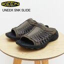 ԕi KEEN L[ UNEEK SNK SLIDE j[N Xj[N XCh Canteen/Black LeB[/ubN T_ C Xj[J[ V[Y AEghA Lv RtH[g Y