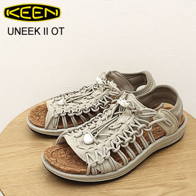 乐天商城 - 返品交換送料無料 KEEN キーン UNEEK II OT ユニーク ツー オーティー Plaza Taupe/Plaza Taupe プラザトープ/プラザトープ サンダル 靴 スニーカー シューズ アウトドア キャンプ コンフォート メンズ 木村真氏 コラボレーションモデル