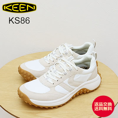 Rakuten - ☆5/15限定！ポイント最大39倍！要エントリー！☆【返品交換送料無料】KEEN キーン ウィメンズ KS86 ケーエス エイティーシックス Birch/Star White バーチ/スターホワイト 靴 スニーカー シューズ トレイル ランニング アウトドア レディース
