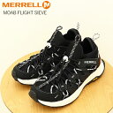 40％OFF MERRELL メレル MOAB FLIGHT SIEVE モアブ フライト シーブ BLACK/WHITE ブラック/ホワイト スリッポン スリップオン 靴 アウトドア トレイル シューズ