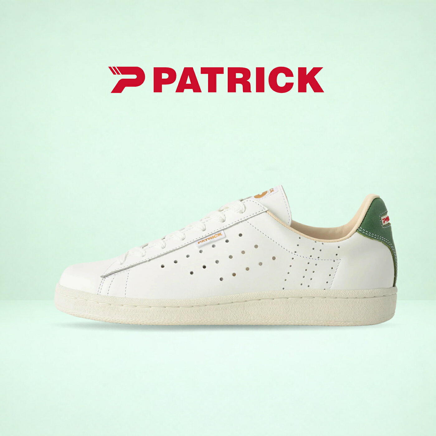 乐天商城 - 返品交換送料無料 PATRICK パトリック QUEBEC ケベック WH/GRN ホワイト/グリーン 靴 スニーカー シューズ 日本製 メンズ レディース ギフト プレゼント