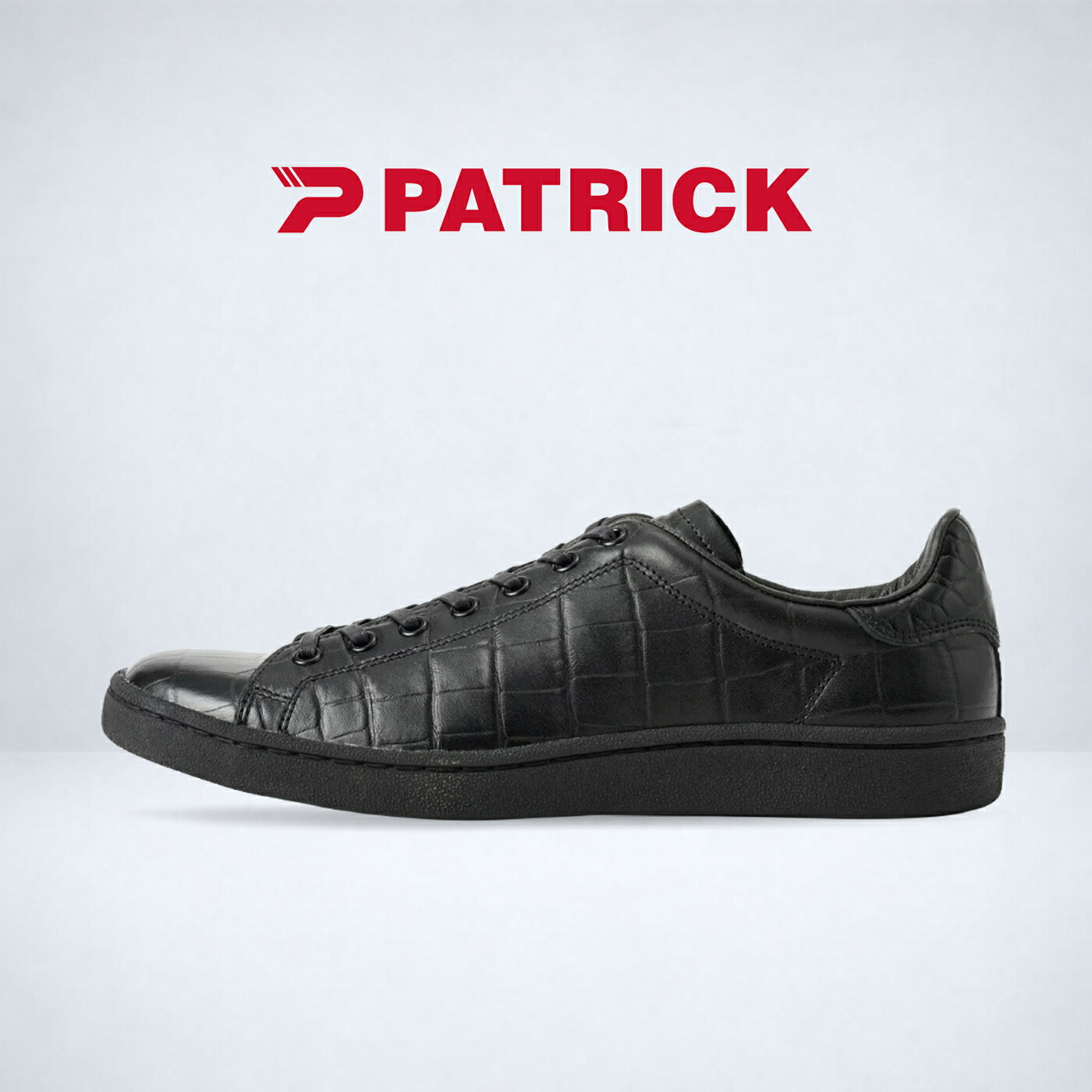 返品交換送料無料PATRICK パトリック PUNCH-LCR パンチ・ラージクロコ BLK ブラック 靴 スニーカー シューズ メンズ レディース ギフト プレゼント 贈り物