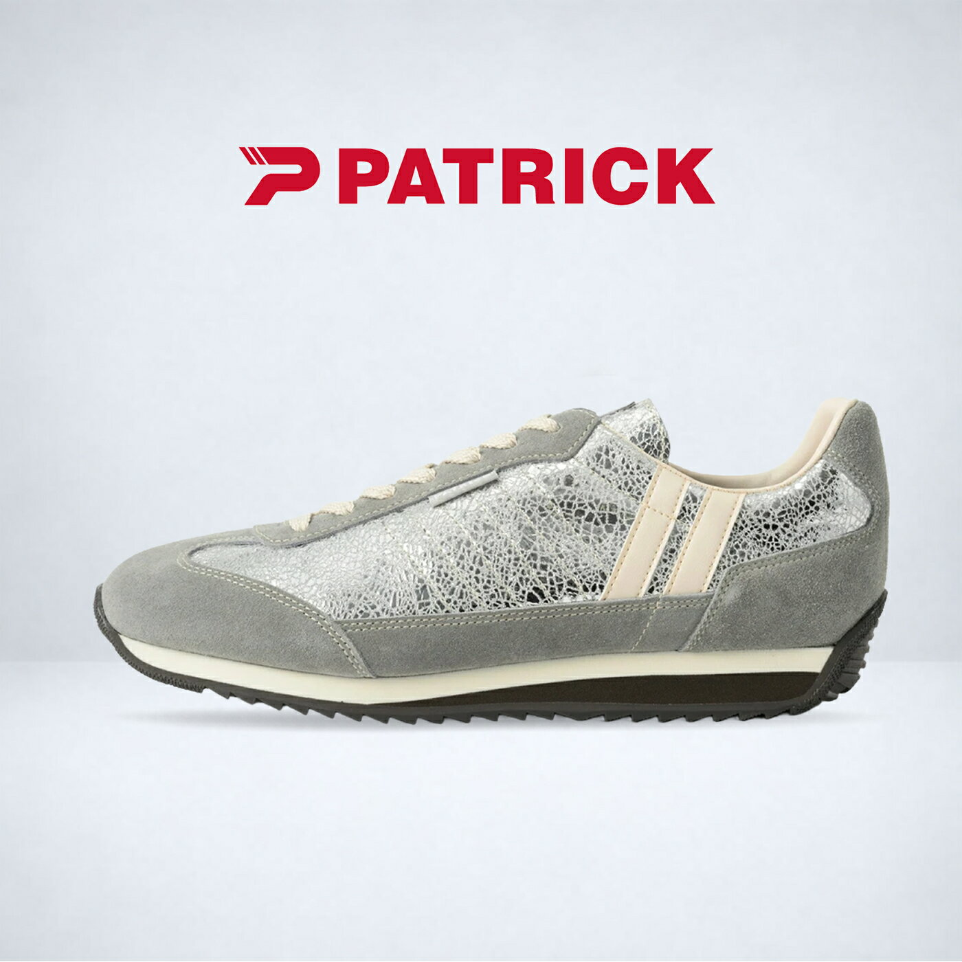 乐天商城 - 返品交換送料無料PATRICK パトリック MARACK-LE マラック・レザー SLV シルバー 靴 スニーカー 軽量 軽いシューズ メンズ レディース