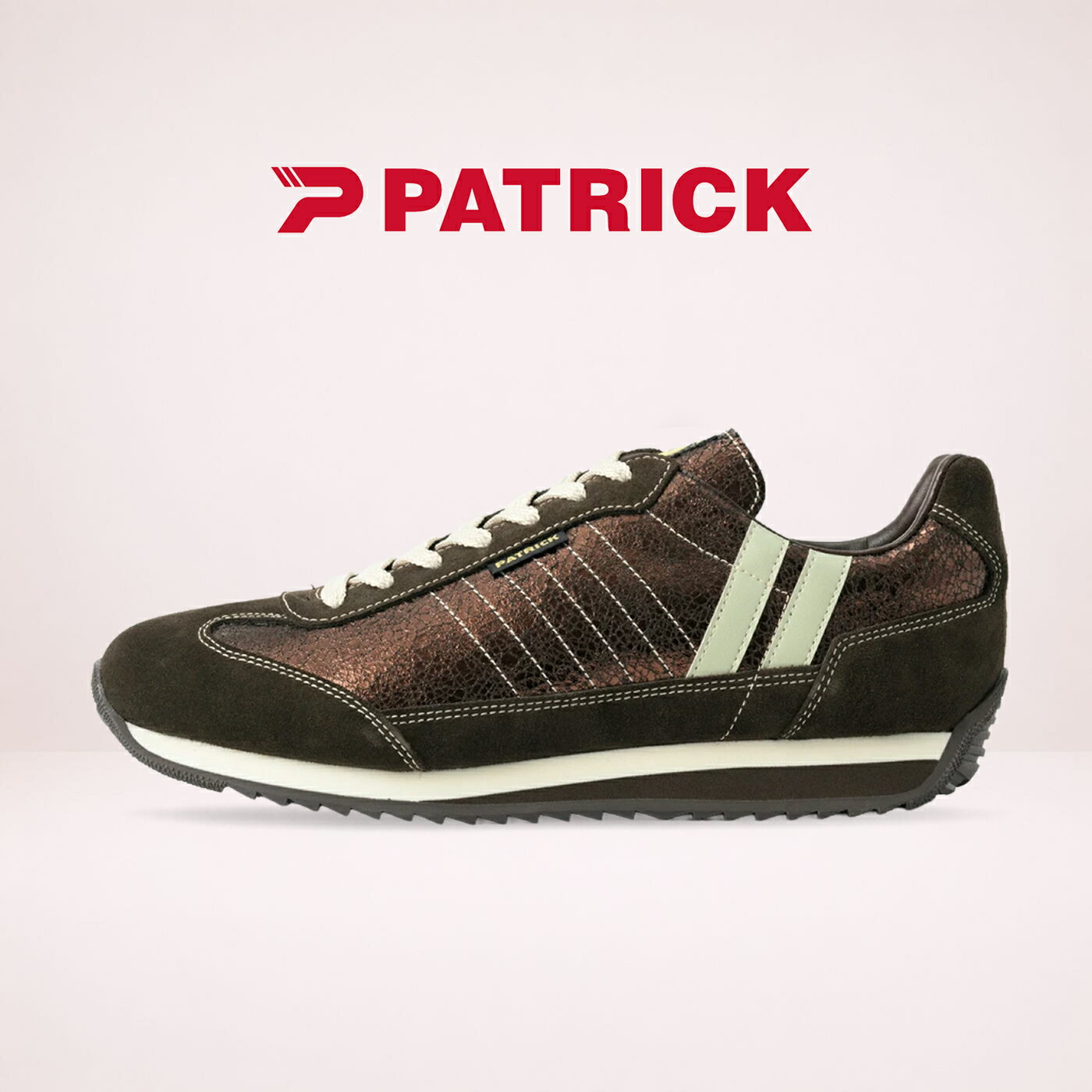 乐天商城 - 返品交換送料無料PATRICK パトリック MARACK-LE マラック・レザー CHO チョコ 靴 スニーカー 軽量 軽いシューズ スエード シューズ メンズ レディース