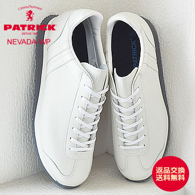 乐天商城 - 返品交換送料無料パトリック PATRICK NEVADA-WP ネバダ・ウォータープルーフ WHT ホワイト 靴 スニーカー シューズ メンズ レディース