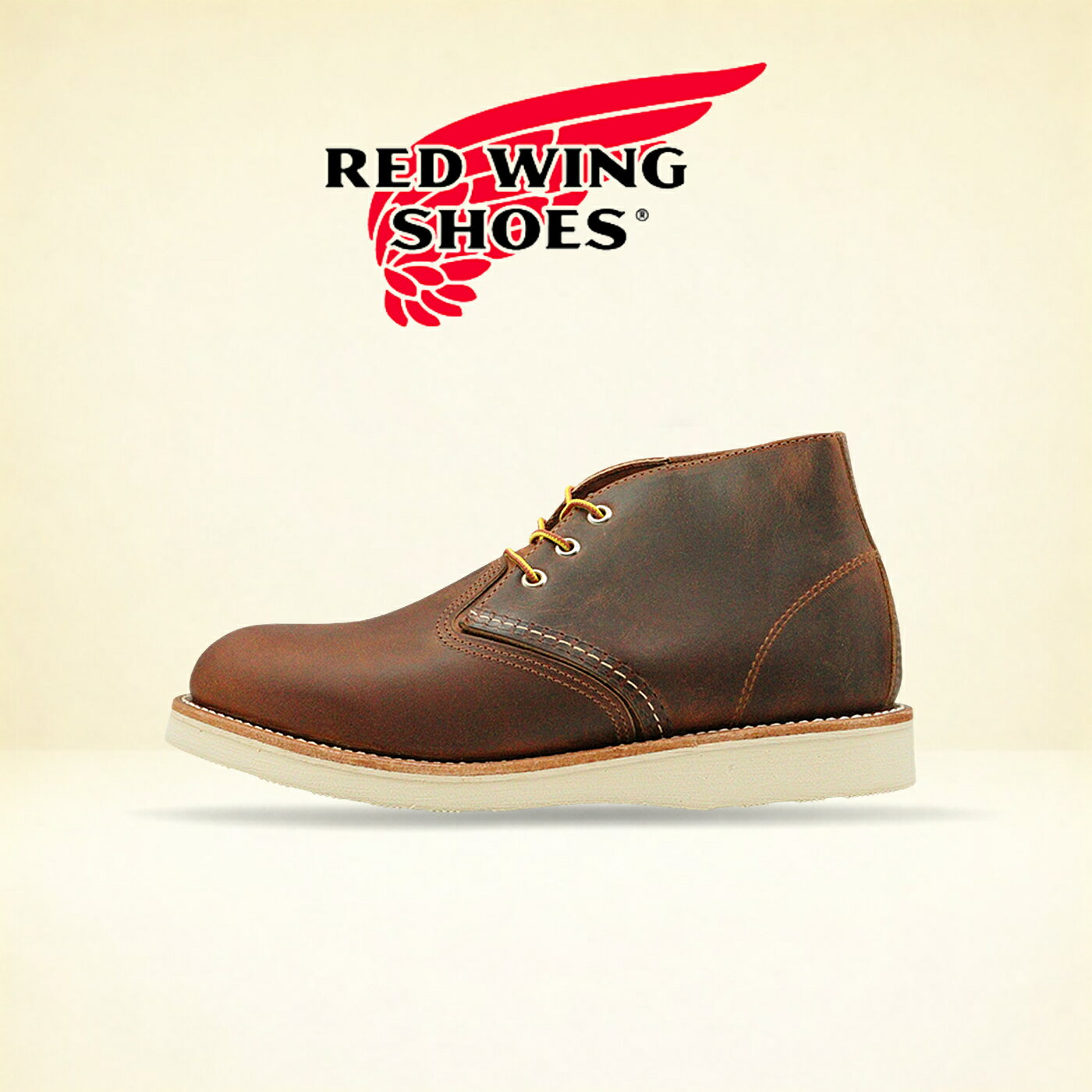 返品交換送料無料 RED WING レッドウィング Style No.3137 WORK CHUKKA ワーク チャッカ COPPER "ROUGH & TOUGH" カッパー ラフアンドタフ 靴 ワークブーツ シューズ メンズ