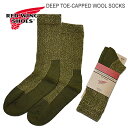 RED WING レッドウィング DEEP TOE-CAPPED WOOL SOCKS ディープ トゥキャップド ウール ソックス OLIVE オリーブ ブーツ用 靴下