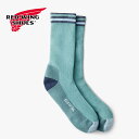 RED WING レッドウィング Vintage Stripe Cotton Blend Crew ヴィンテージ ストライプ コットン ブレンド クルー Sage/Navy/Sky Blue セージ/ネイビー/スカイブルー MADE IN USA ブーツ用 ソックス 靴下