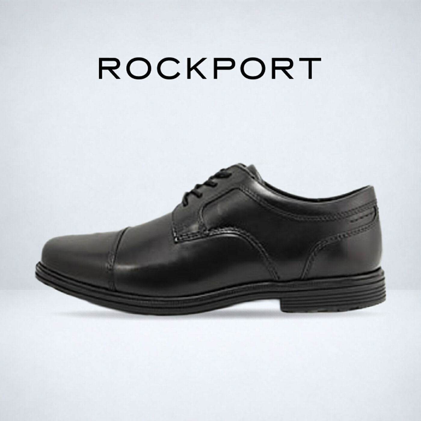 乐天商城 - 返品交換送料無料 ROCKPORT ロックポート TAYLOR WP CAP TOE テイラー ウォータープルーフ キャップ トゥ RPI-CI0822W BLACK ブラック ビジネスシューズ ストレートチップ 防水機能 レザー カウレザー メンズ
