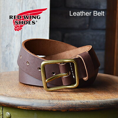 RED WING レッドウィング LEATHER BELT レザーベルト 【38mm幅】 AMBER PIONEER アンバー パイオニア USA 米国製