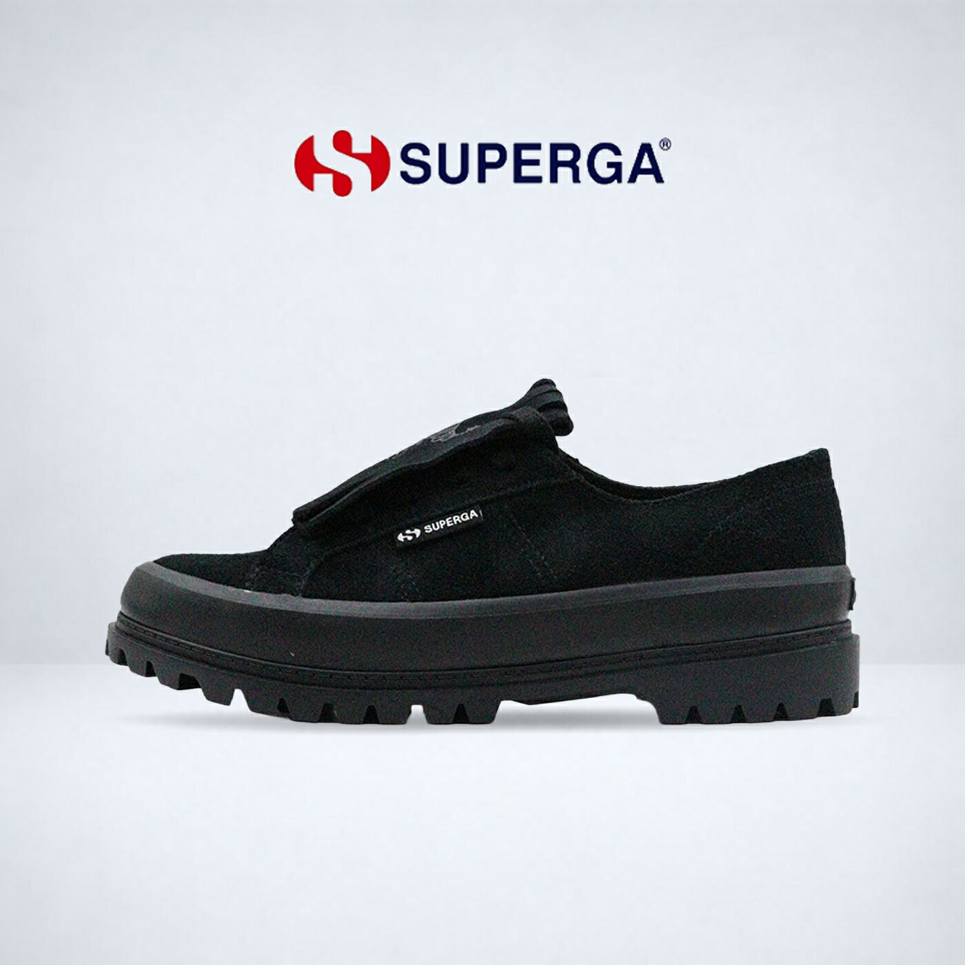 返品交換送料無料SUPERGA スペルガ 3347 ALPINA SUEDE PEANUTS アルピナ スエード ピーナッツ TOTAL BLACK トータルブラック メンズ レディース スヌーピー コラボ 黒 靴 スニーカー シューズ