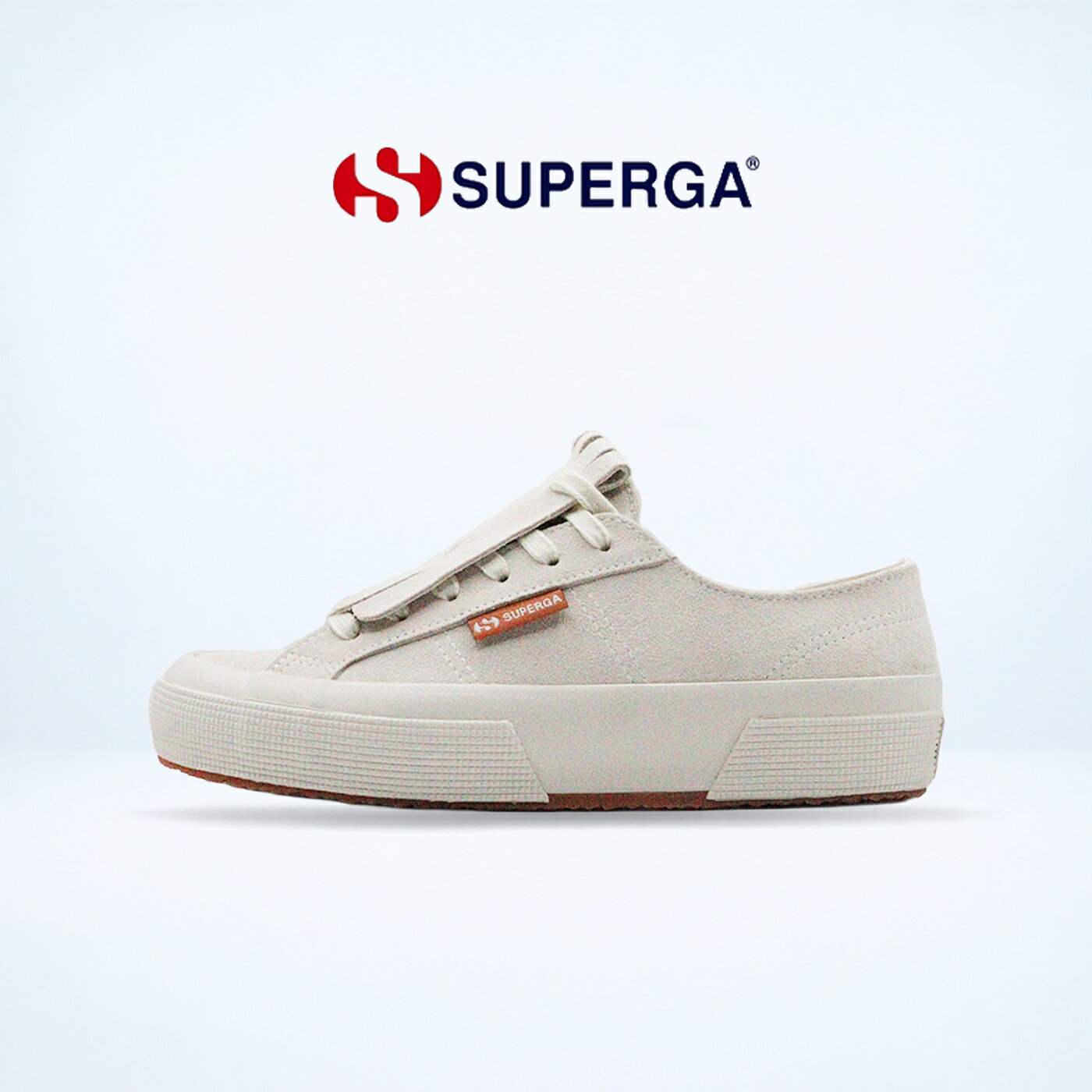 乐天商城 - 返品交換送料無料SUPERGA スペルガ 2750 OG SUEDE PEANUTS オリジナル スエード ピーナッツ FULL WHITE MILK-BROWN BRIQUE フル ホワイト ミルクブラウン ブリック メンズ レディース スヌーピー コラボ 白 靴 スニーカー シューズ