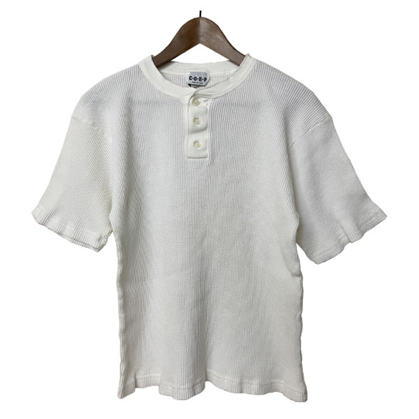 Rakuten - サーマル ヘンリーネック 半袖カットソー メンズ,Tシャツ,アメリカ製,デッドストック,レア,希少,アメカジ,カジュアル,シンプル,未使用