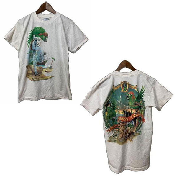 Rakuten - Caribbean Soul(カリビアンソウル）プリントTシャツ メンズ,Tシャツ,デッドストック,アメリカ製,USA,カジュアル,アメカジ,未使用,レア,希少