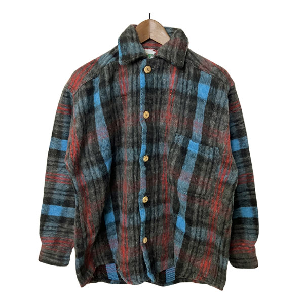 Rakuten - B品訳あり CPOシャツ ウールシャツ Shirt チェック メンズ,カジュアルシャツ,長袖,メキシコ製,デッドストック,希少,レア,未使用