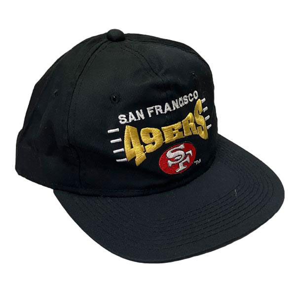 Rakuten - アメリカンフットボール SAN FRANCISCO 49ERSのキャップ メンズ,帽子,CAP,ベースボールキャップ,デッドストック,カジュアル,スポーツ,レア,希少,未使用