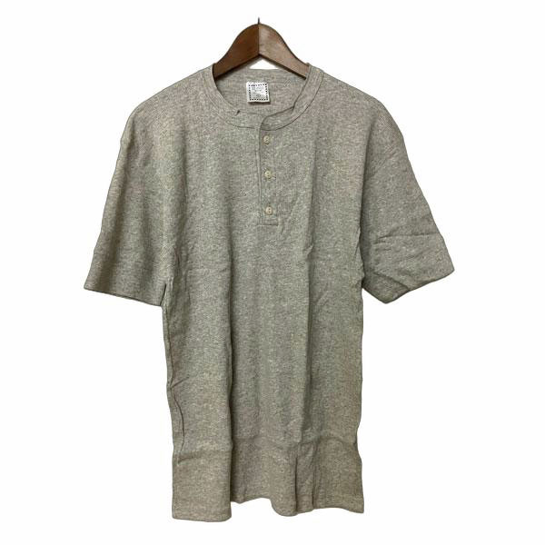 OLD FASHION（オールドファッション）リブ ヘンリーネック 半袖カットソー メンズ,カットソー,アメリカ製,デッドストック,レア,希少,未使用