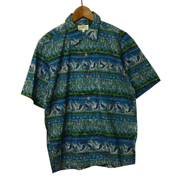Rakuten - 総柄開襟シャツ メンズ,未使用,カジュアル,サーフ,総柄,希少,レア