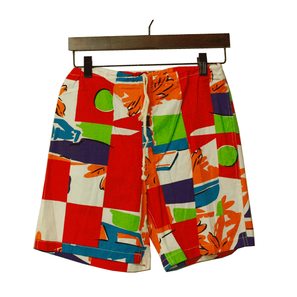 Rakuten - JAMS（ジャムズ）総柄ショートパンツ ショーツ メンズ,レディース,アメリカ製,ハーフパンツ,デッドストック,カジュアル,サーフ,ブランド,アメカジ,希少,レア