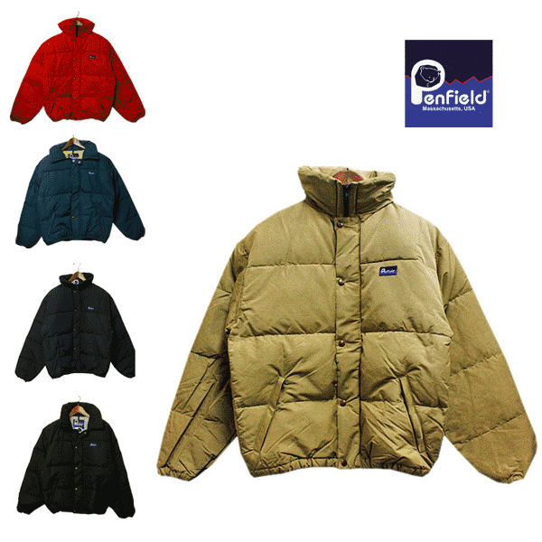 ペンフィールド ダウンジャケット メンズ【penfield】アウトドア,カジュアル【USAデッドストック】ベージュ,アメリカ,レア,希少