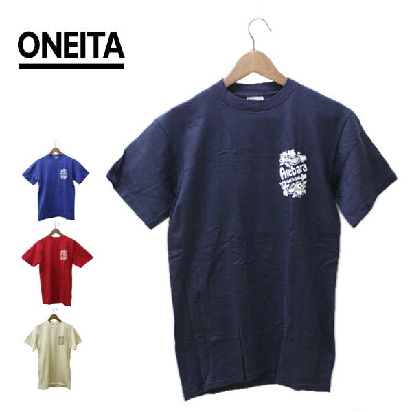 ONEITA（オニータ）ハワイアン バックプリント Tシャツ メンズ,オネイタ,カジュアル,レア,希少,未使用