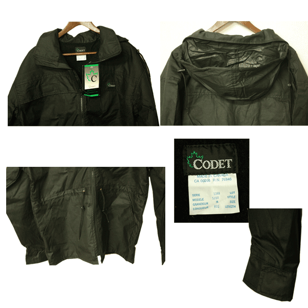 コデット（CODET)のマウンテンパーカー,マンパ,デッドストック,カナダ製,アウトドア