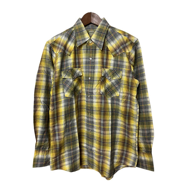 Rakuten - チェックウエスタンシャツ メンズ ,カジュアル,レア,希少,未使用