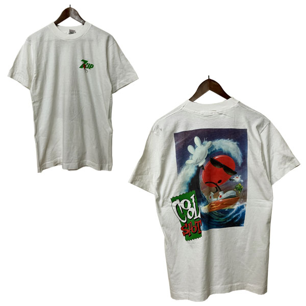 Rakuten - 7up(セブンアップ）プリントTシャツ メンズ,Tシャツ,プリント,デッドストック,アメリカ製,未使用,カジュアル,アメカジ,キャラ,レア,希少