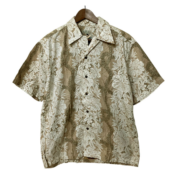 Rakuten - 総柄開襟シャツ メンズ,未使用,カジュアル,サーフ,総柄,希少,レア