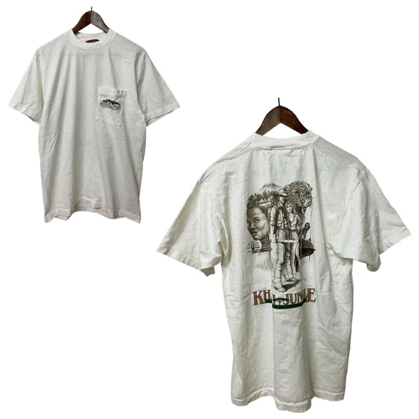 Rakuten - KHAKI JUNGLE（カーキ ジャングル）プリント Tシャツ メンズ 90年代,デッドストック,アメリカ製,USA,ホワイト,カジュアル,レア,希少,未使用