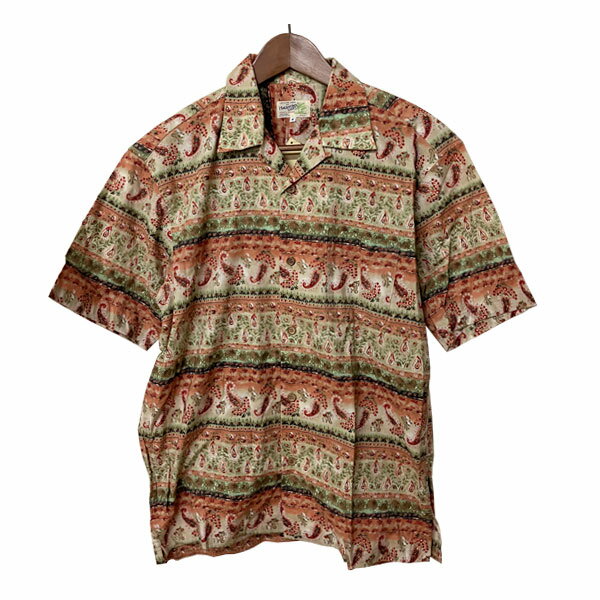 Rakuten - 総柄開襟シャツ メンズ,未使用,カジュアル,サーフ,総柄,希少,レア