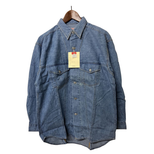 Rakuten - デニムシャツ メンズ,長袖,ワーク,カジュアル,アメカジ,未使用,レア,希少