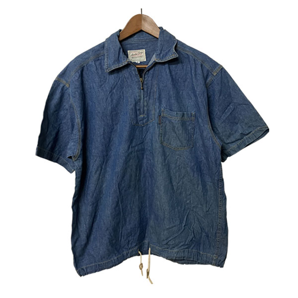 Rakuten - プルオーバーシャンブレー半袖シャツ メンズ カジュアル,アメカジ,レア,希少,未使用