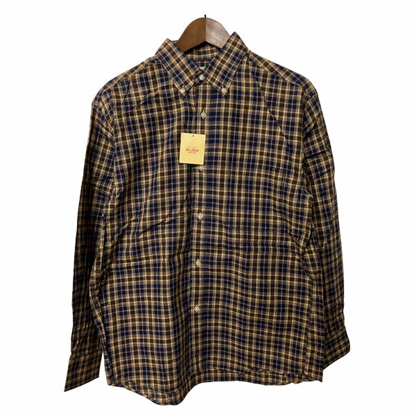 Rakuten - ボタンダウンチェックシャツ メンズ ,カジュアル,日本製,レア,希少,未使用