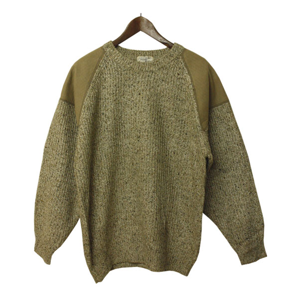 Rakuten - パッチセーター メンズ ウール ニット カジュアル ナチュラル きれいめ 未使用