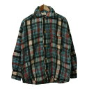 CPOシャツ ウールシャツ Shirt チェック メンズ,カジュアルシャツ,長袖,メキシコ製,デッドストック,希少,レア,未使用