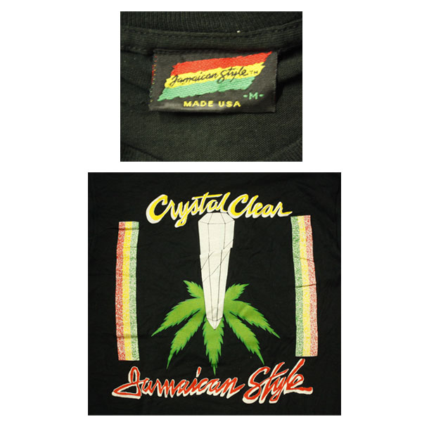Jamaican Style（ジャマイカンスタイル）プリントTシャツ メンズ,デッドストック,アメリカ製,カジュアル,ストリート,希少,レア,未使用
