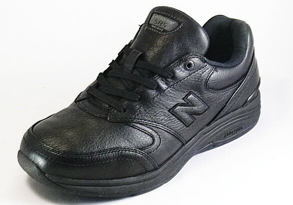 【new balance】MW585BKブラック2E【紳士靴】【ウォーキング】【本革】【幅広】【防水加工】【内側ファスナー】