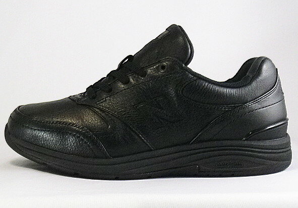 【new balance】MW585BKブラック2E【紳士靴】【ウォーキング】【本革】【幅広】【防水加工】【内側ファスナー】