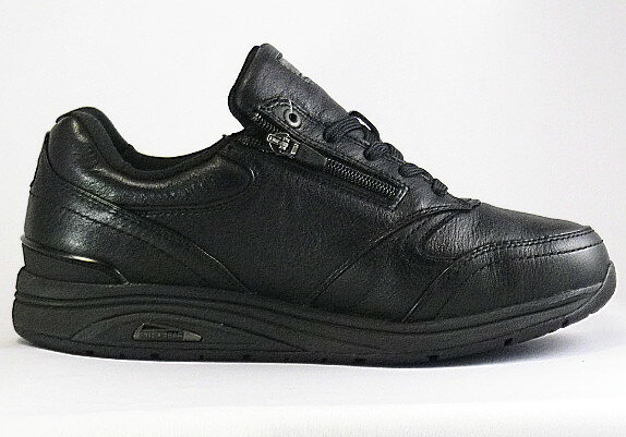 【new balance】MW585BKブラック2E【紳士靴】【ウォーキング】【本革】【幅広】【防水加工】【内側ファスナー】